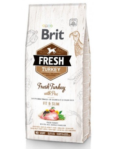 Brit Fresh Dog Adult Light Turkey &...