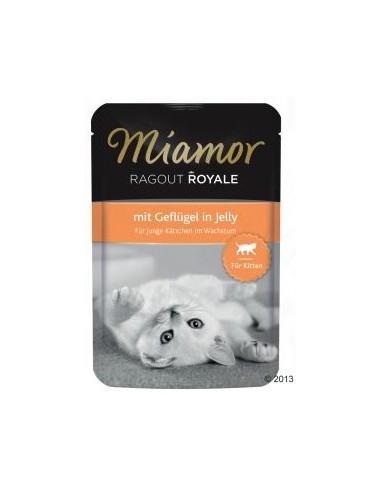 Miamor Ragout Royale Kitten z Drobiem...