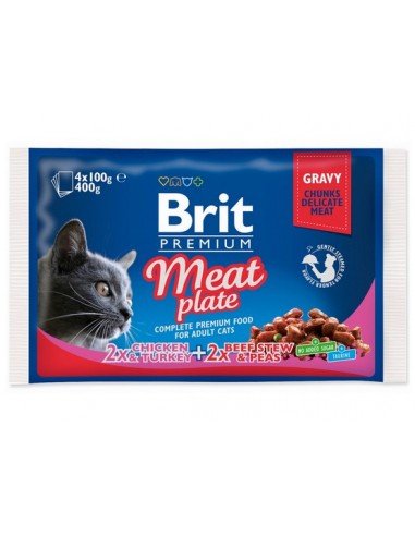 Brit Premium Cat Adult Meat Plate...