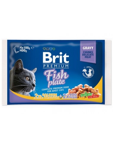Brit Premium Cat Adult Fish Plate...